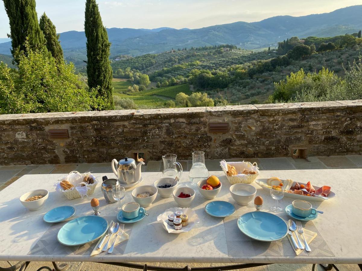 Villa La Petraia Panzano in Chianti Kültér fotó